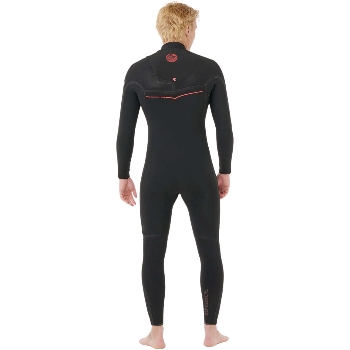 2026 Rip Curl M&auml;nner Flashbomb Fusion 4/3mm Brustrei&szlig;verschluss Neoprenanzug 176MFS - Black